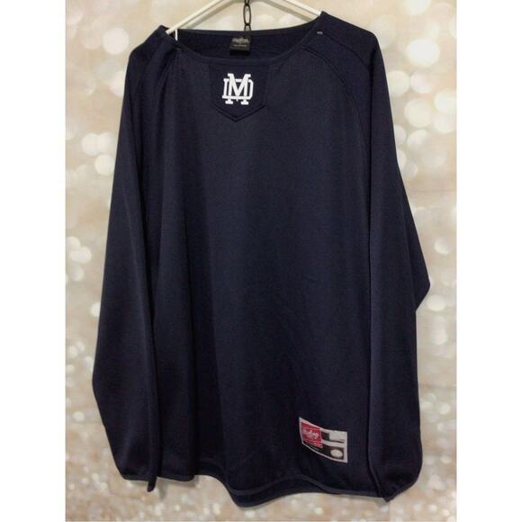 NEW Rawlings Jersey Navy Blue Size Large Unisex - Picture 6 of 13